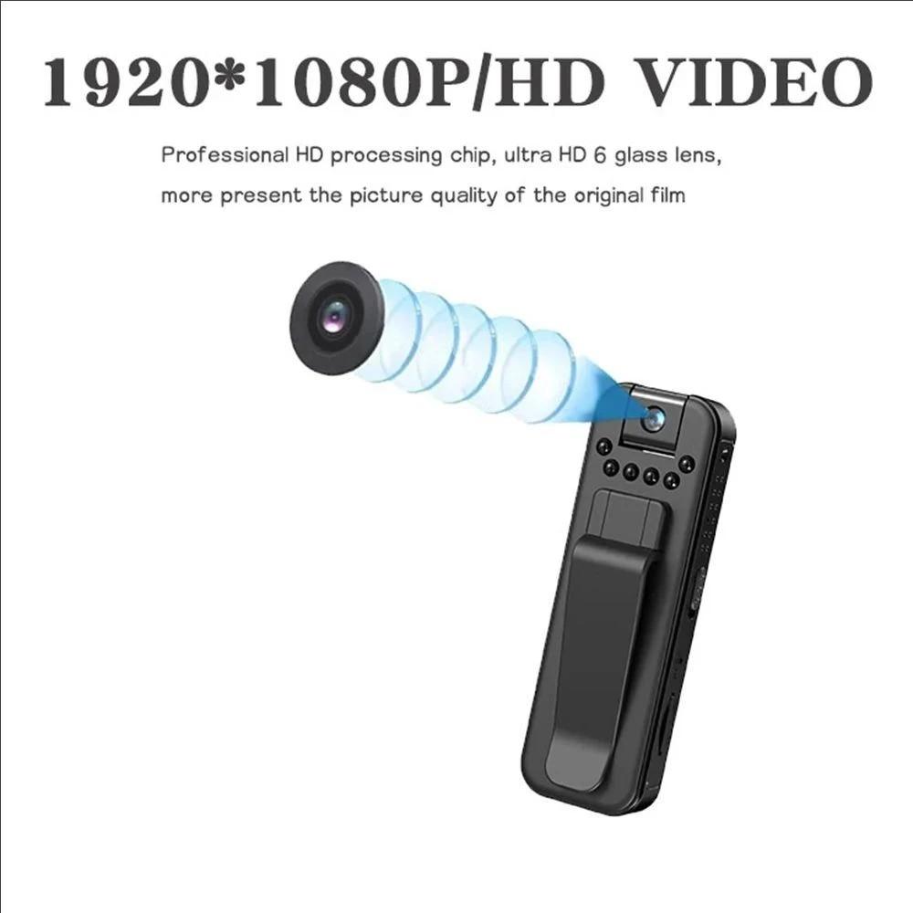 Wearable Sports Camera with Night Vision, USB Rechargeable Sport Dv Camcorder, Ideal for Safety and Outdoor Activities