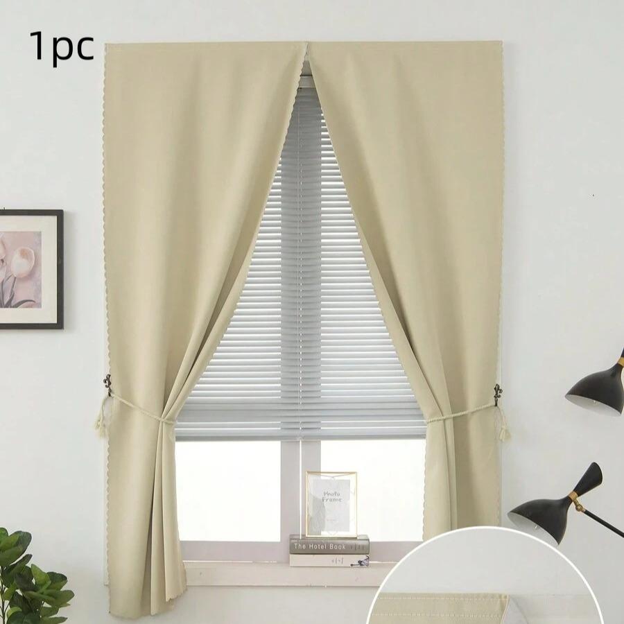 1pc Self Adhesive Portable 96% Blackout Curtains Simple And Easy To Window Bedroom Room Darkening Small Drapes
