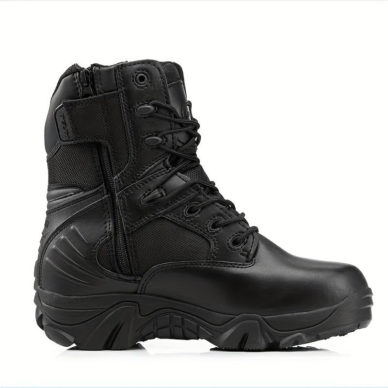 Newscheden High-DELTA Tactical Boots Outdoor Combat Boots Desert Training Boots Breathable Wear-Resistant Combat Boots Outdoor Hiking Boots Mountaineering Boots Non-Slip Wear-Resistant Men's Boots Jungle Camping Boots Comfortable Durable Boots Outdoor Act
