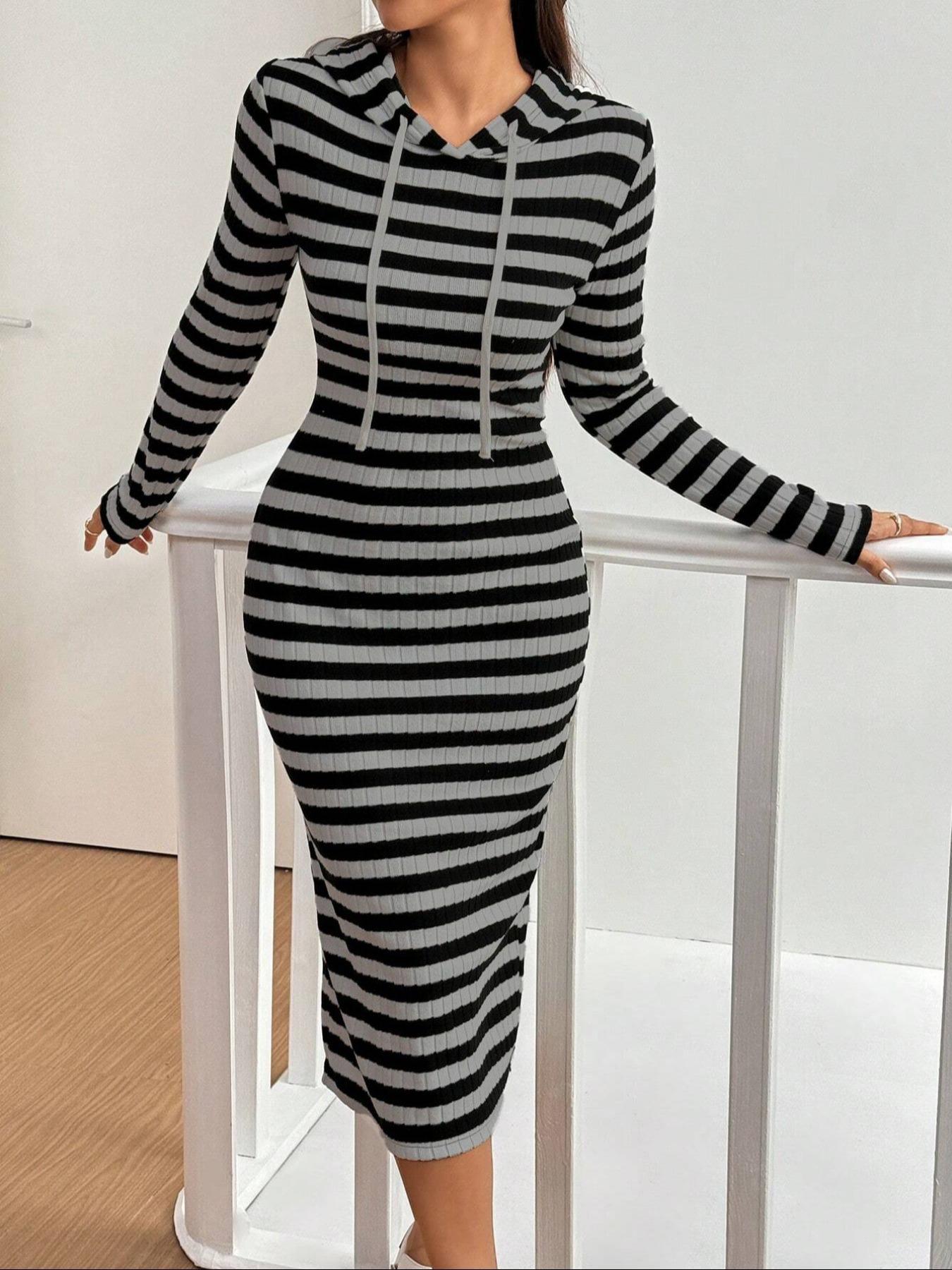 Women's Lace Bodysuit with Hood, Casual One-Piece Jumpsuit, Slim Fit Long Sleeve Romper, All Seasons Wear, Fashion, Chic, Womenswear