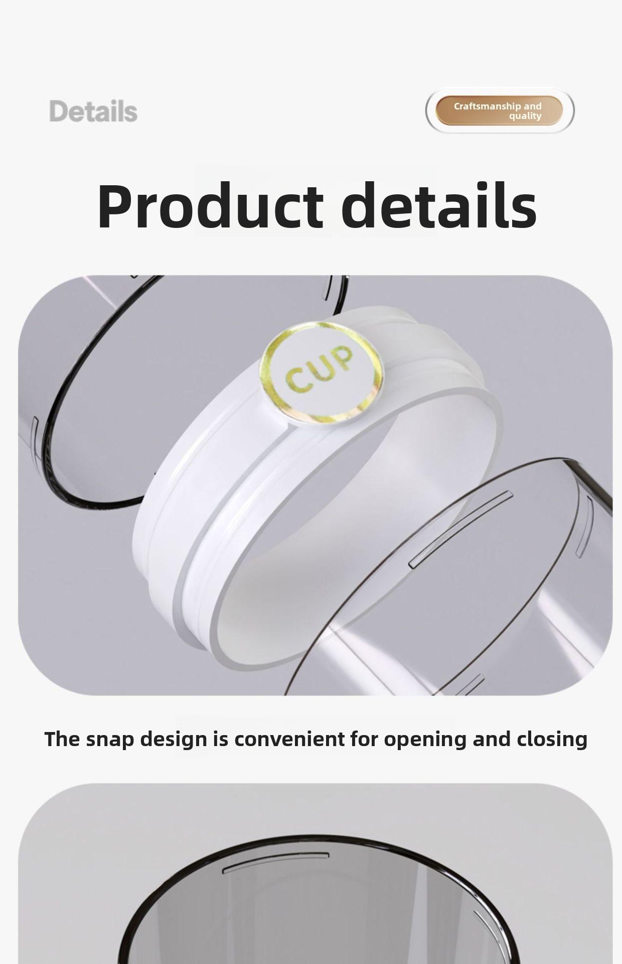 Portable Travel Toothbrush Cup Set for Couples Home Dormitory Use Compact Storage Toothbrush Holder with Drain Hole and Lid Ideal for Travel Camping