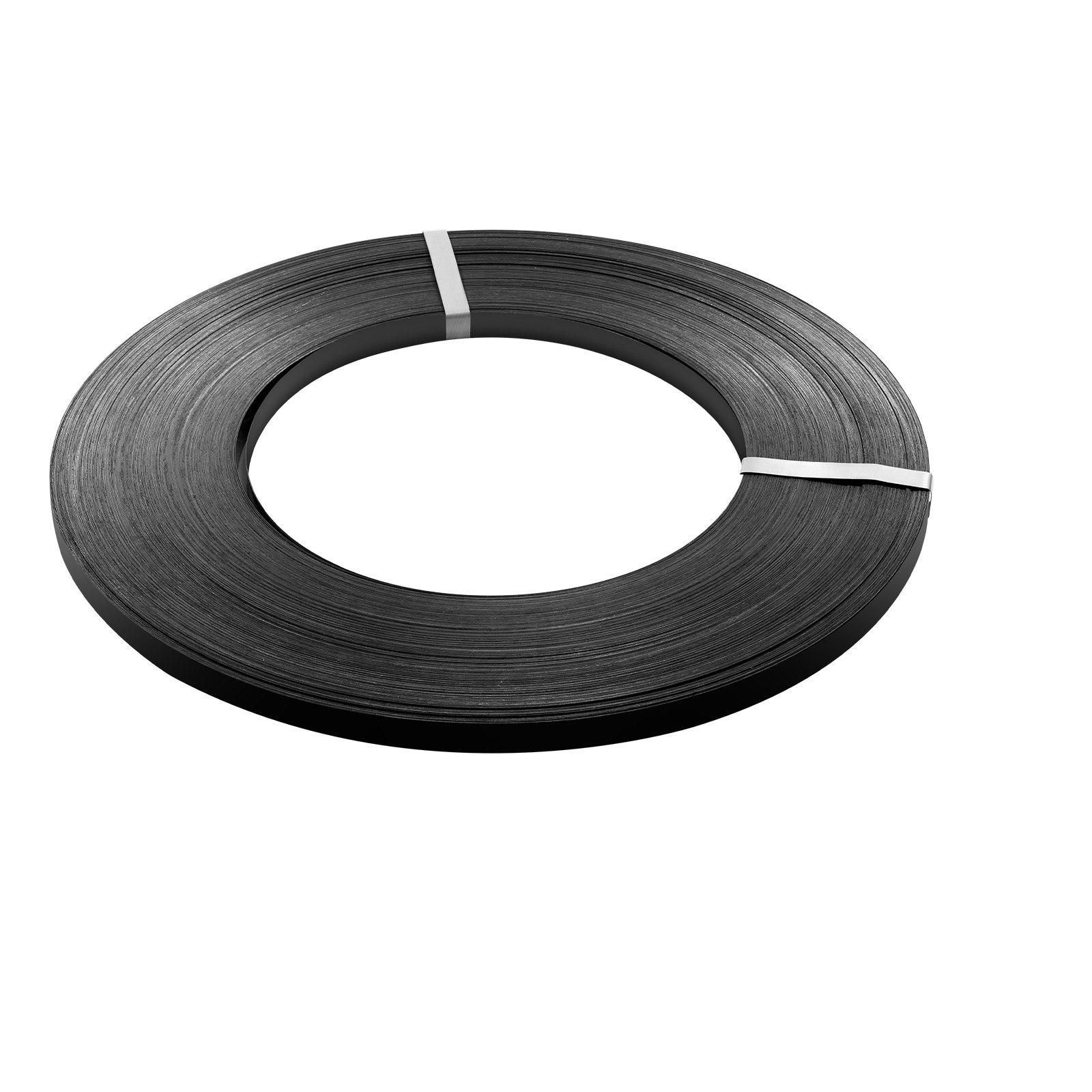 Steel Strapping Coil, 3/4 inx 0.02 inx 1640 ft, Metal Strapping Banding Roll Withstands Harsh Environment, 1700 lbs Break Strength, Heavy Duty Banding Pallet Strap Coil for Pallet Packing