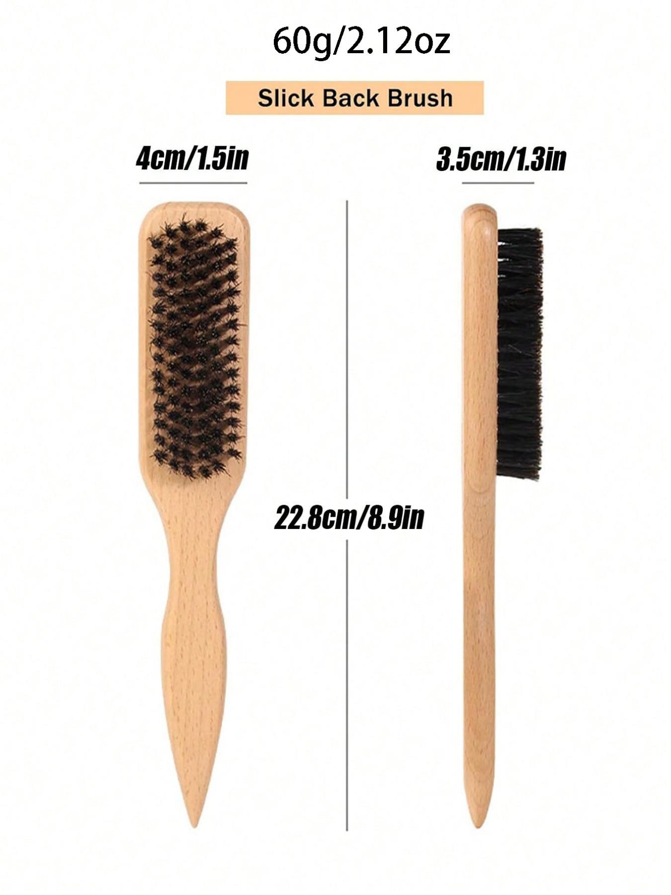 Hair Brush And Beard Brush For Men And Women - Unperfumed Brush For Professionals To Style Thick/Thin Hair, Hair styling combs, Fade And Trimmer Cleansing Comb, Smoothing Device For Styling, Wooden Comb, Hairbrush, Grooming Brush
