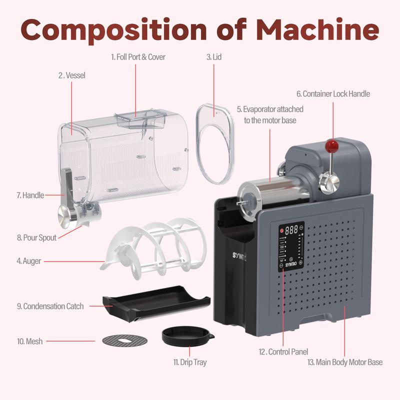 SYINTAO Slushie Machine Valentine’s Gift, 88oz, 6 Preset Programs, No Ice Needed, Rapid Freezing & Auto-Cleaning, Make Slush, Margaritas, Smoothies & Milkshakes for Couples Date Night, Friends & Family Party