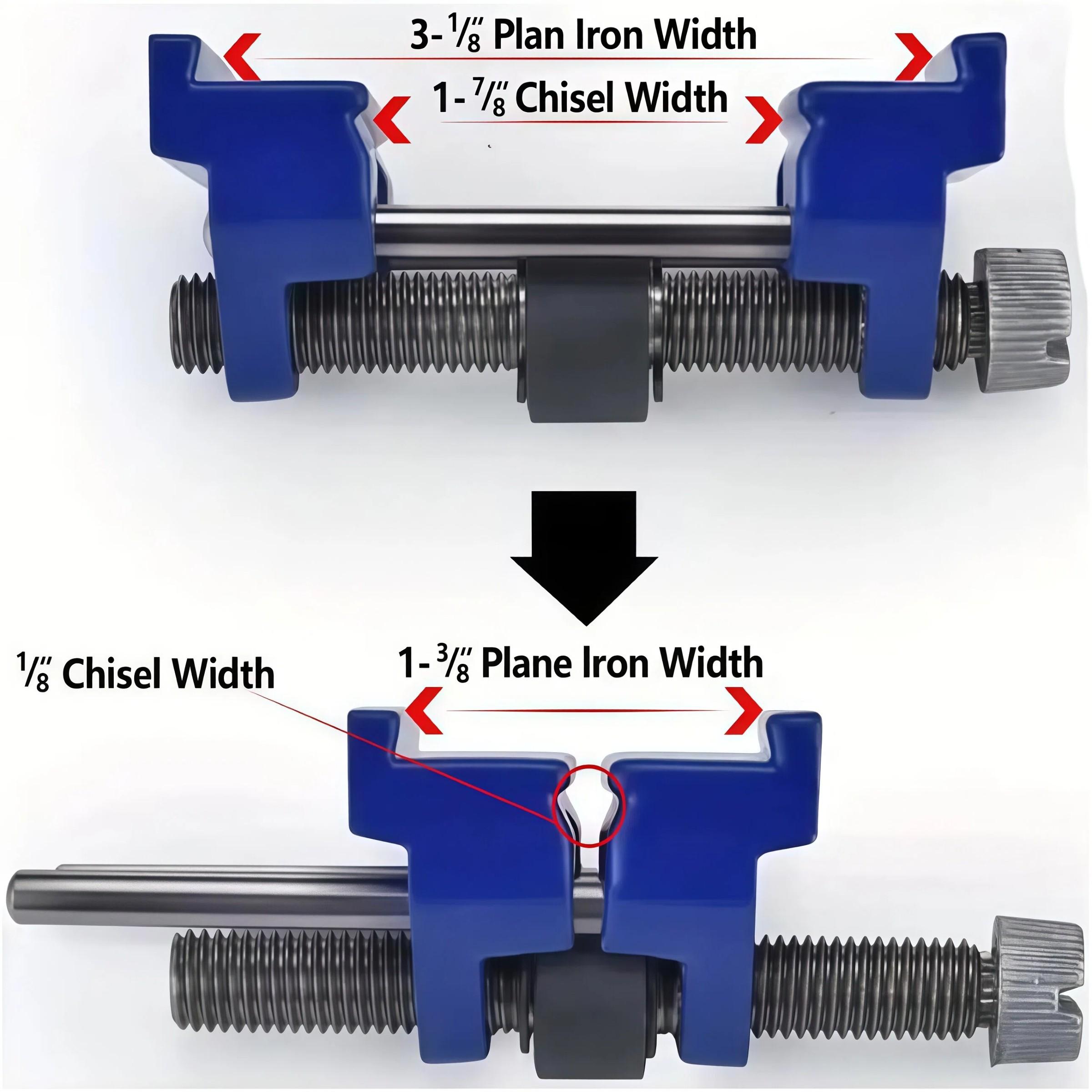 Adjustable Angle Guide Sharpening Holder for Chisels and Airplanes, Durable Sharpener Stand, Ideal for Precision Cutting Tools