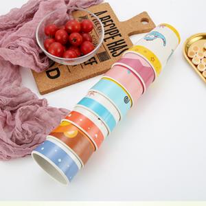 8 Pack Kids Cups, 8 Oz BPA Free Drinking Cups for Children, Reusable Cute Cups Cartoon Tableware for Home, School, Parties or Outdoor Use, Dishwasher Safe