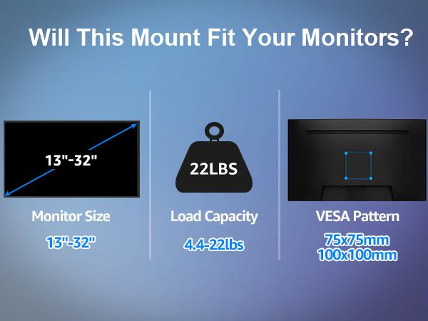 Hot Deal | MOUNTUP Single & Dual Monitor Arm for 13"-32" Screens