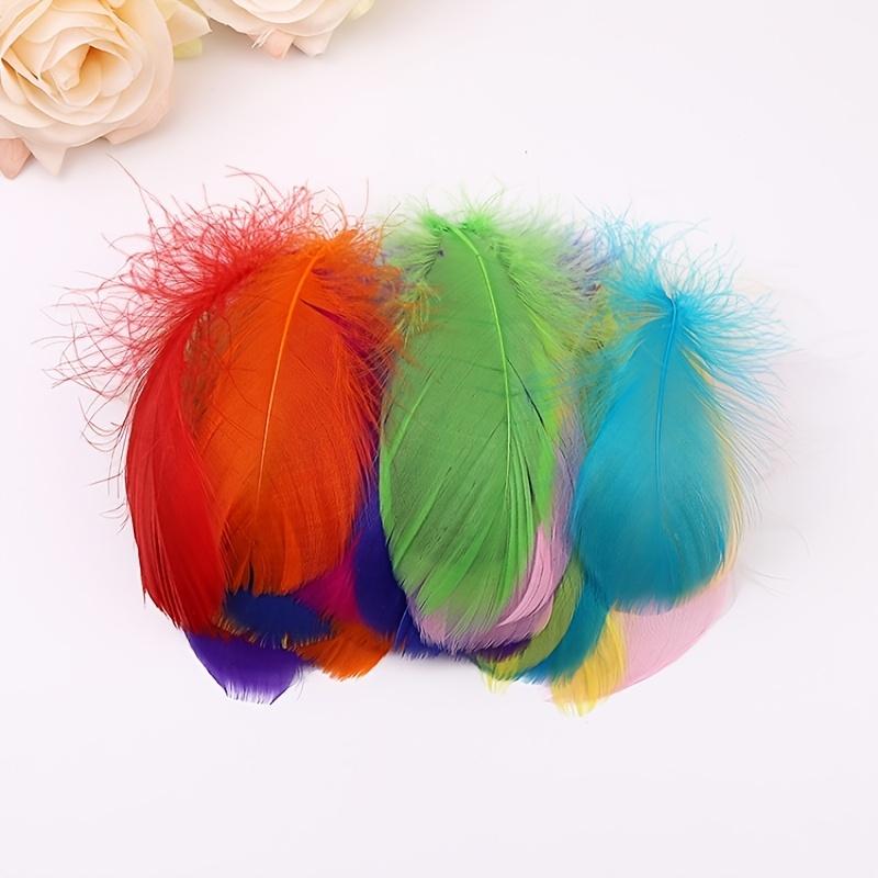 100 pieces of 3.15-4.72 inch synthetic feathers | Photo props suitable for women and girls, carnival decorations, costume accessories, Halloween and Christmas cosplay, neutral fantasy costumes