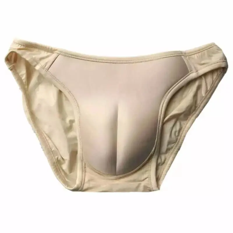Men's High Waist Camel Toe Panty - Cold Wash, Modest Cut Underwear for Crossdressers, Transgender Individuals (Style D121), Basic