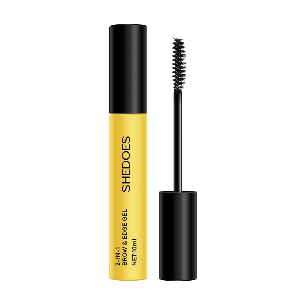 2-In-1 Brow & Edge Gel, Long-Lasting Eyebrow Gel, Natural 3D Smooth Wild Brows, Eyebrow Setting Gel, Makeup Essential