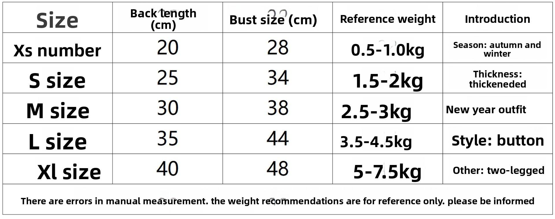 Festive Style Pet Clothing Winter Fleece Lined Thick Cotton Coat for Cats Bichon Schnauzer Teddy