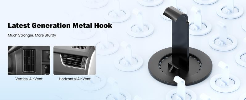 JOYTUTUS 3-in-1 Car Phone Mount Adjustable Strong Suction Cup for Windshield Dashboard Air Vent Universal Fit Double-lock TPU One-touch Release Button Compatible with Smartphones Durable Holder Protective Cellphone Stand