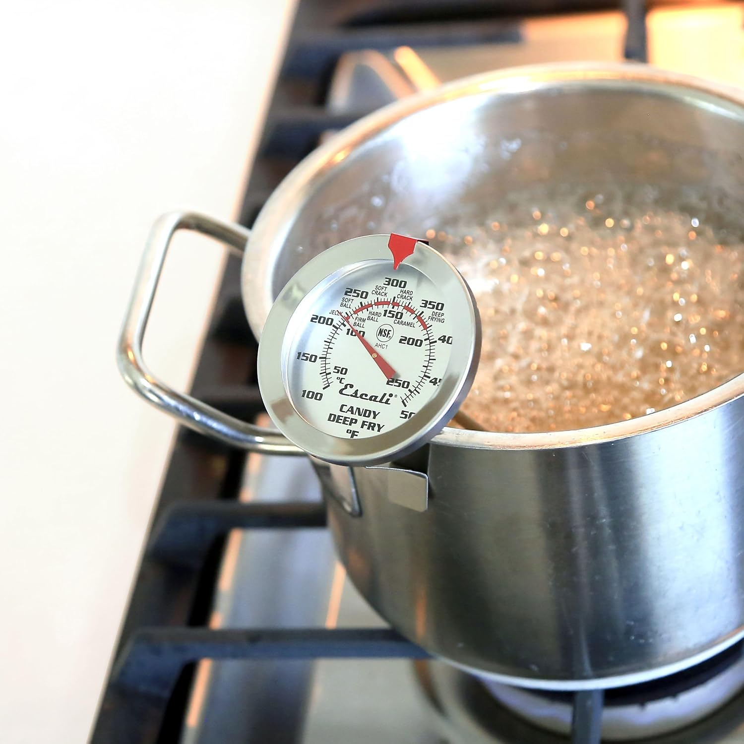 Stainless Steel Oven Safe Meat Thermometer, Extra Large 2.5-inches Dial, Temperature Labeled for Beef, Poultry, Pork, and Veal, Kitchen Cooking Accessories, Kitchen Tools