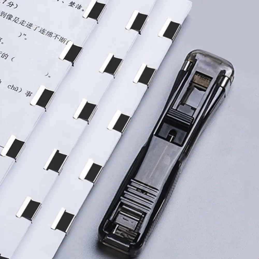 150 Pcs Refill Clips with 1 Pcs Push Clip Device, Reusable Paper Fastener Set, Multi‑Purpose Document Organizer Clips for Office Supplies & Back‑to‑School Shopping