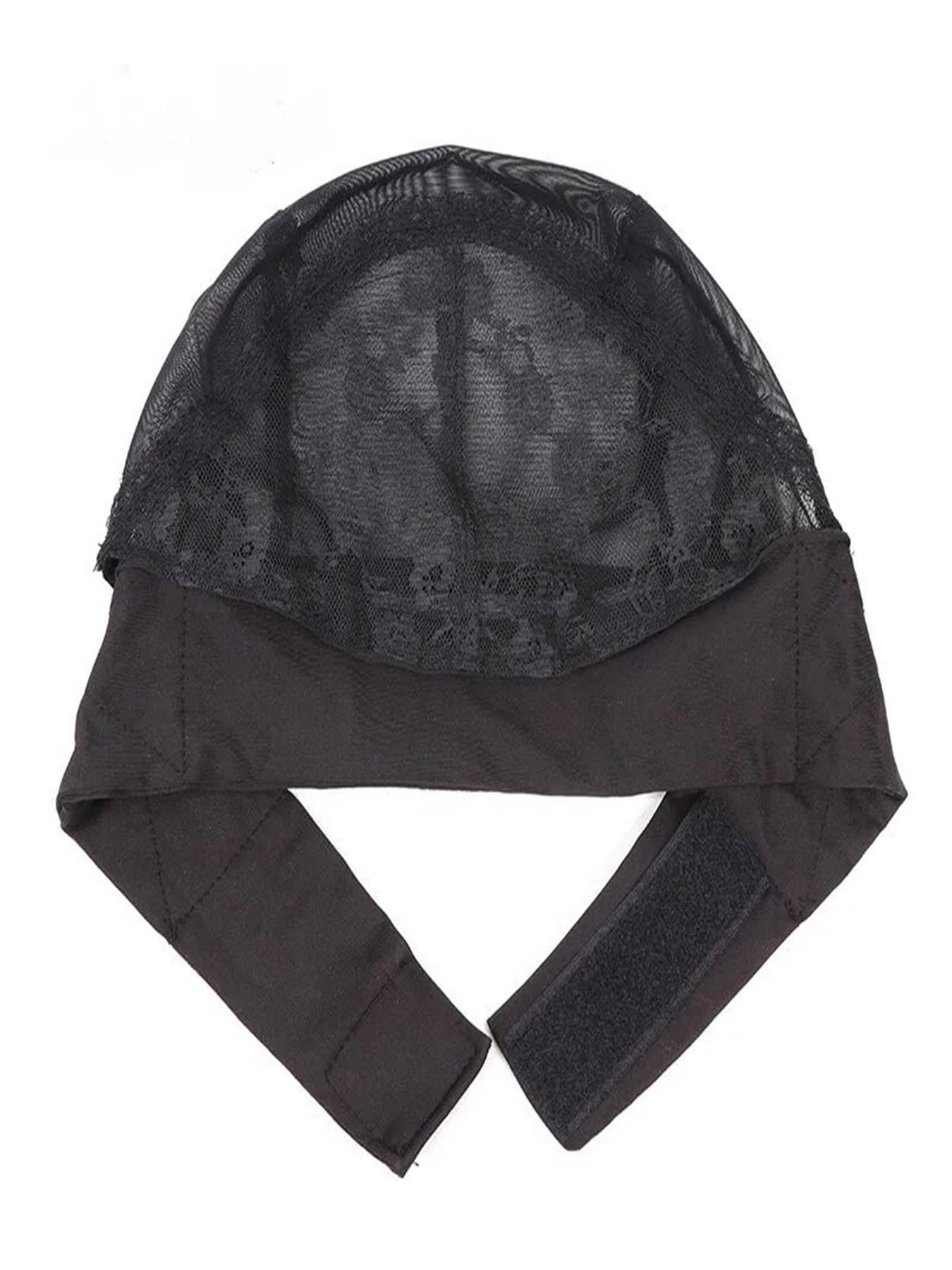 2pcs Headband Wig Cap, Wig Grip Weaving Cap, Adjustable Mesh Cap for Making Headband Wigs, Ideal for DIY Hair Accessories