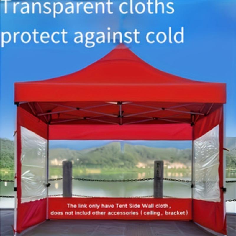 Large /blue Outdoor Tent, Durable Oxford Fabric, Foldable with Transparent Window, Multi-Functional Party Tent, Camping Gear, Folding Canopy