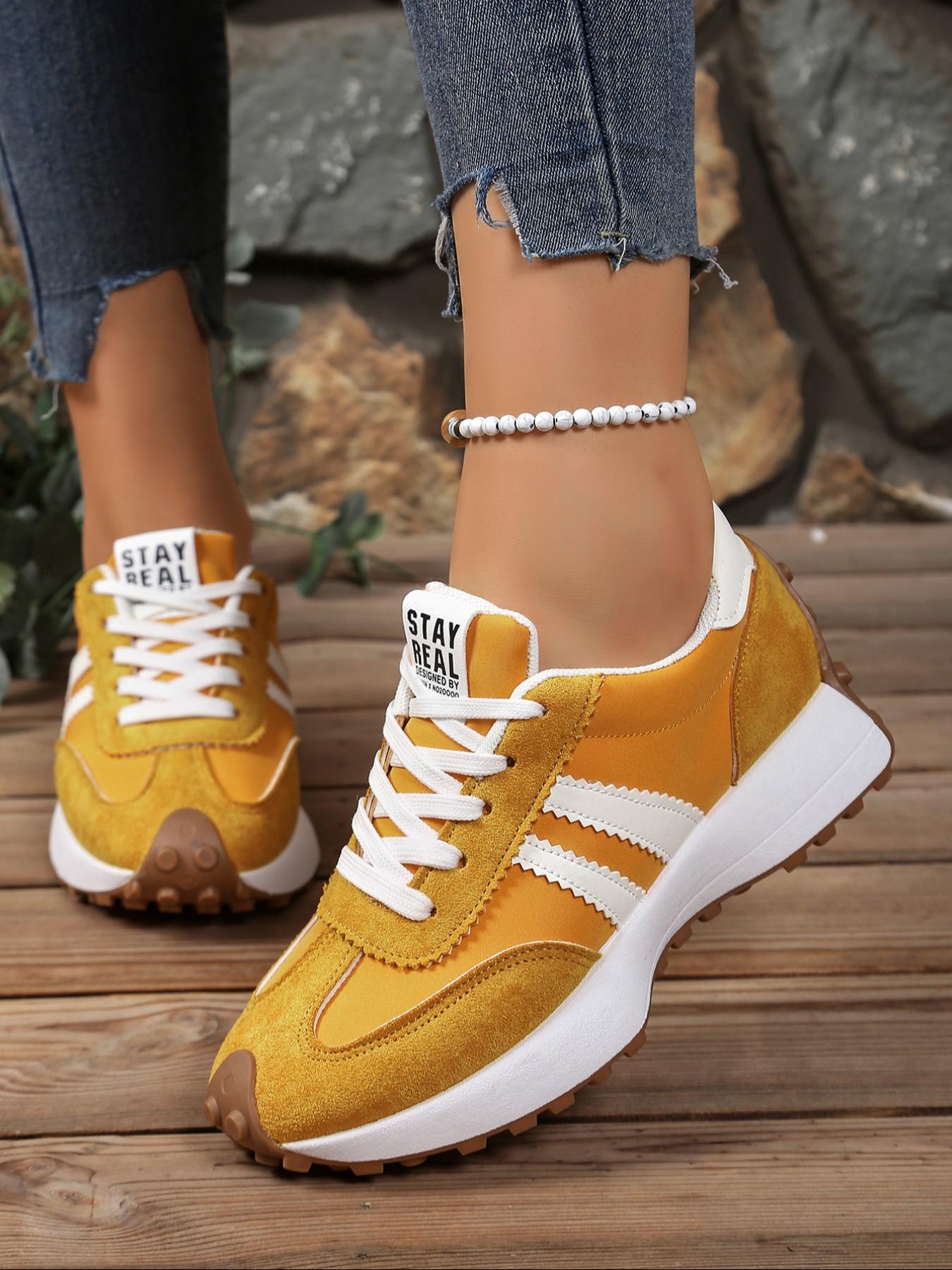 Women's Casual Sneakers, 13 Colors Available, Fashionable Walking Shoes, Comfortable Daily Wear Design, All Season Footwear, Breathable Shoes