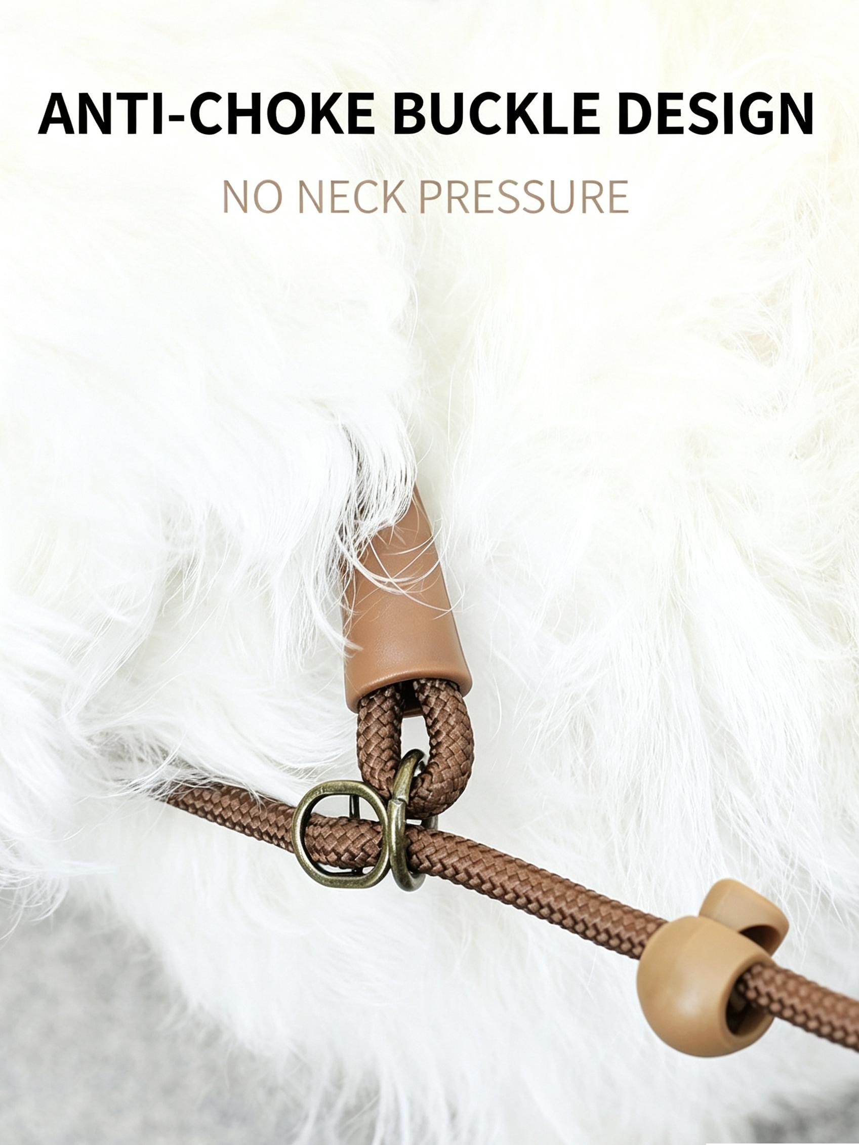 Dog Slip Lead All In One Training Leash Soft Foam Handle Heavy Duty Polyester Climbing Rope Walking Leash for Small Medium Large Dogs