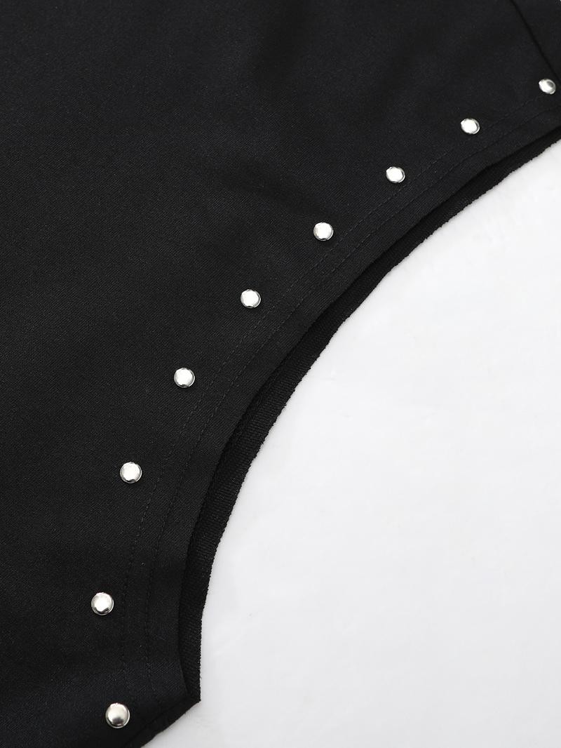 Men's Casual Vest, Tank Tops Workout, Dark High Street Print Hidden Personality Edges, Comfortable Wear, Fashion Versatile, Regular Fit, Unique Style