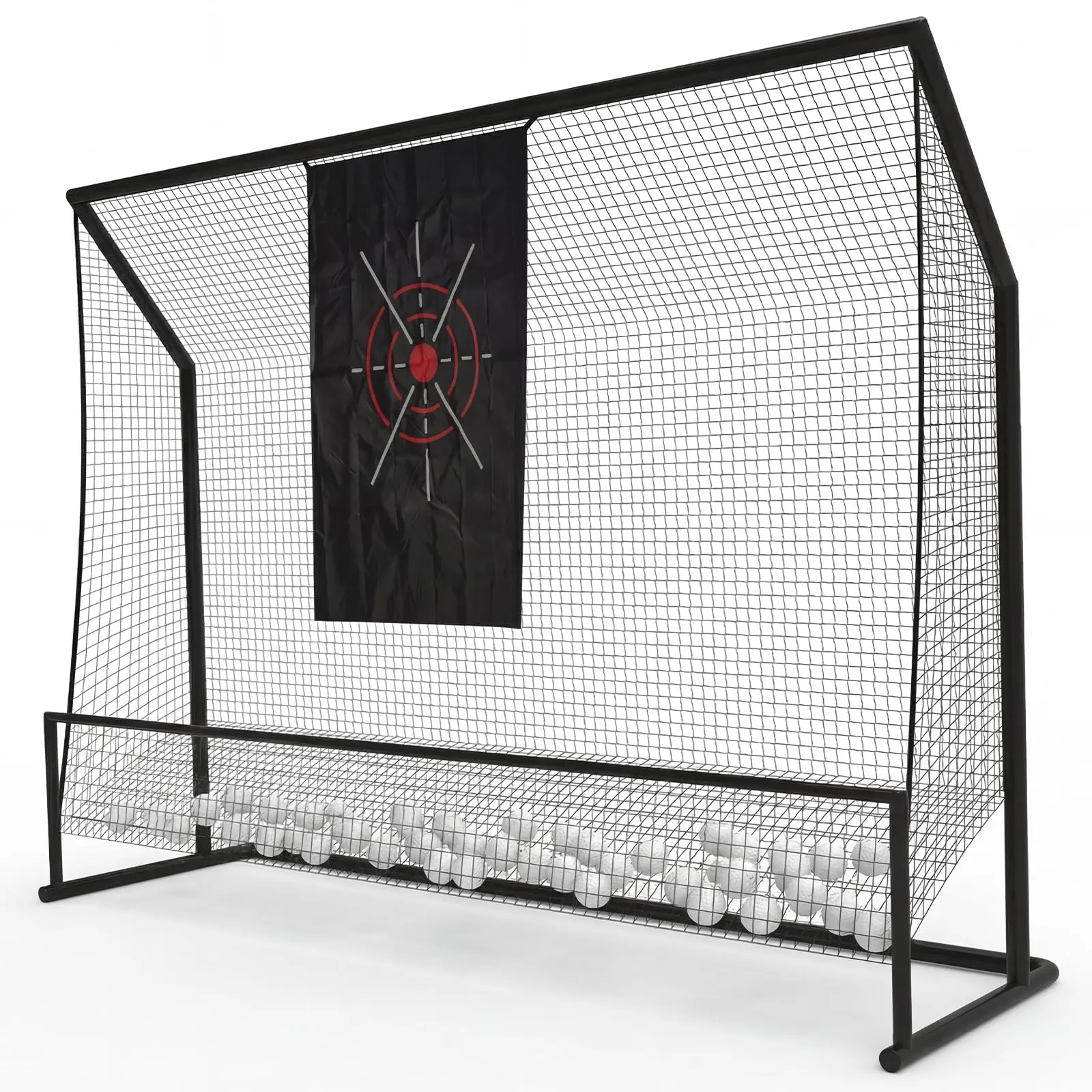 Golf Hitting Nets for Backyard Driving Real Balls, 10x7.5FT Heavy Duty Golf Practice Chipping Nets with Targeting Cloth, Outdoor & Indoor Portable Chipping Practice Swing Training Netting