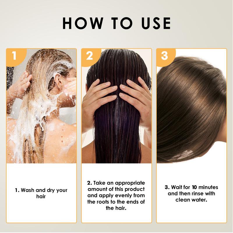 Batana Oil For Hair & Repair Natural Organic Formula Boost Thickness Nourish Dry Scalp  Hair Care Shiny Eliminates Split Ends for Men & Women