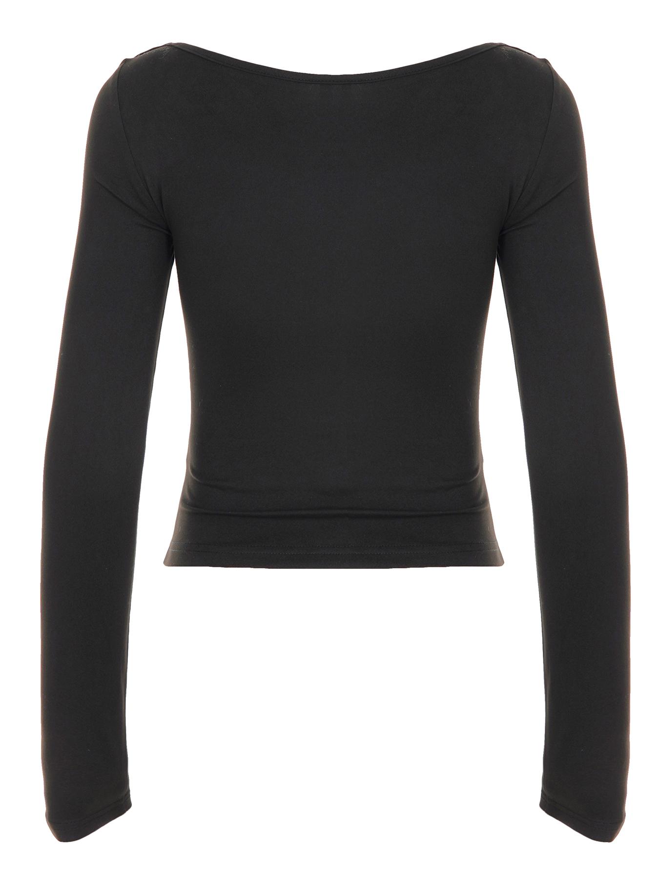 Women's V-Neck Long Sleeve Floral Embroidery Slim-Fit Top Blouse, Autumn Fashion Casual Wear, Comfortable & Stylish Ladies' Clothing