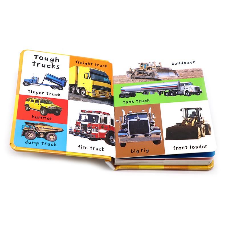 First 100 Trucks & Things That Go Board Book, English Language Learning for Kids, Interactive Vocabulary Building, Perfect for Home Education