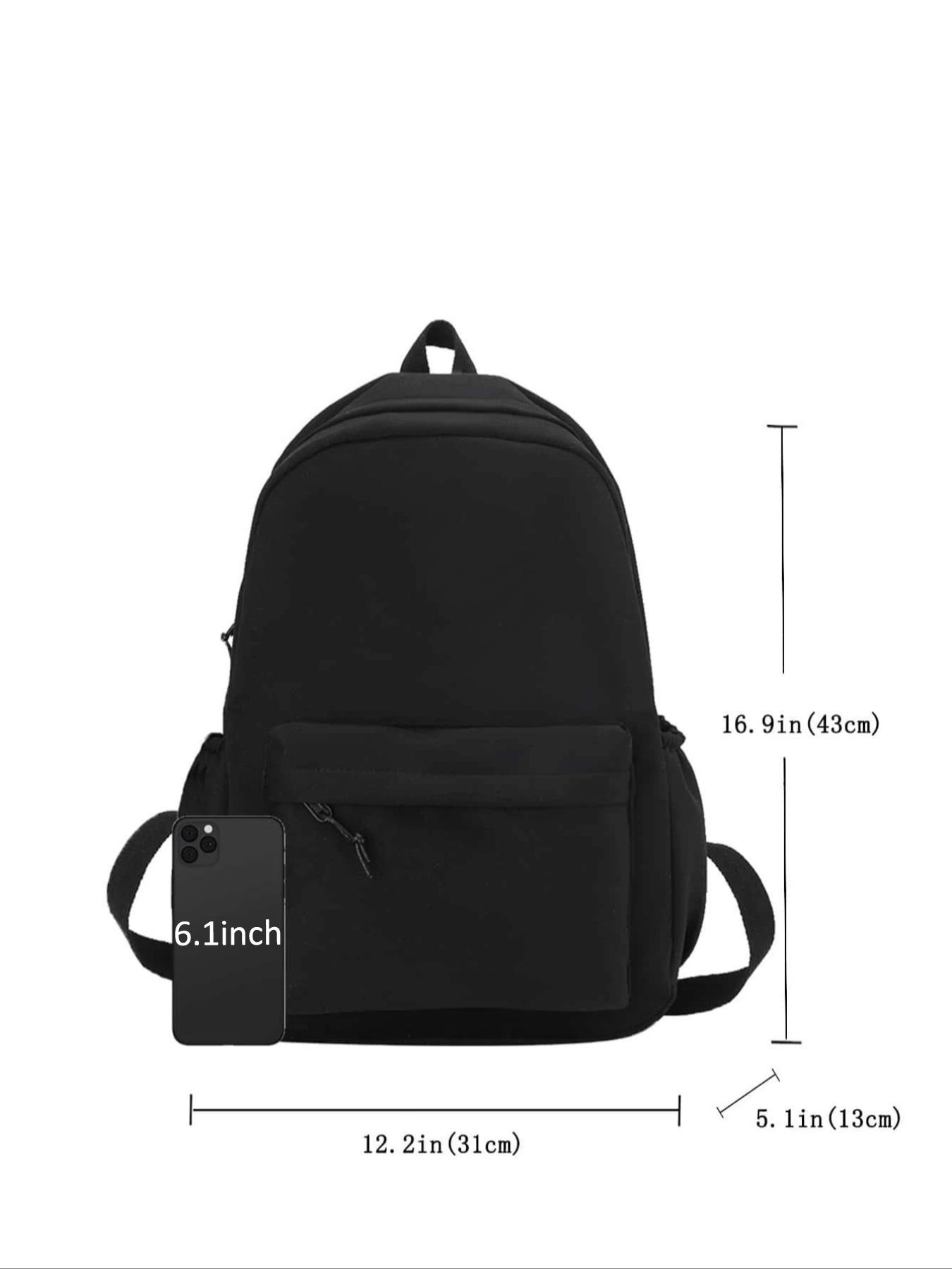 Vintage Canvas Backpack, Lightweight Durable, Ideal for Outdoor Sports and Travel, Casual Style, Spring & Fall Use