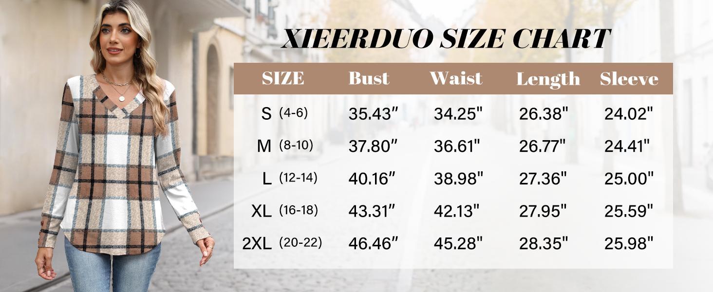 WIHOLL Long Sleeve Shirt for Women Fall Outfits 2025 Dressy Casual Fashion Clothing V Neck Tunic Tops with Button Womenswear Blouse SpringStatements