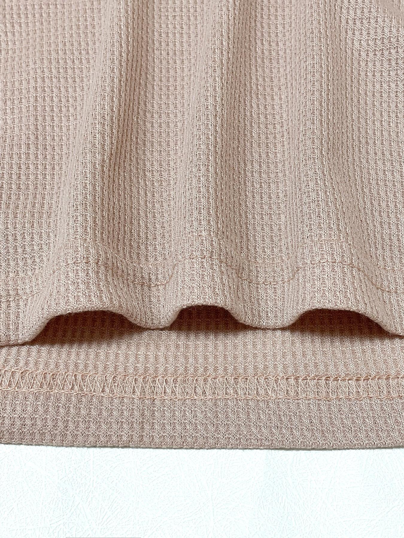 Women's Waffle Knit Crop Tank and Shorts Set, Sporty Fitted Summer for Women, Stylish and Comfortable Two-Piece Athletic Set, Athleisure Wear