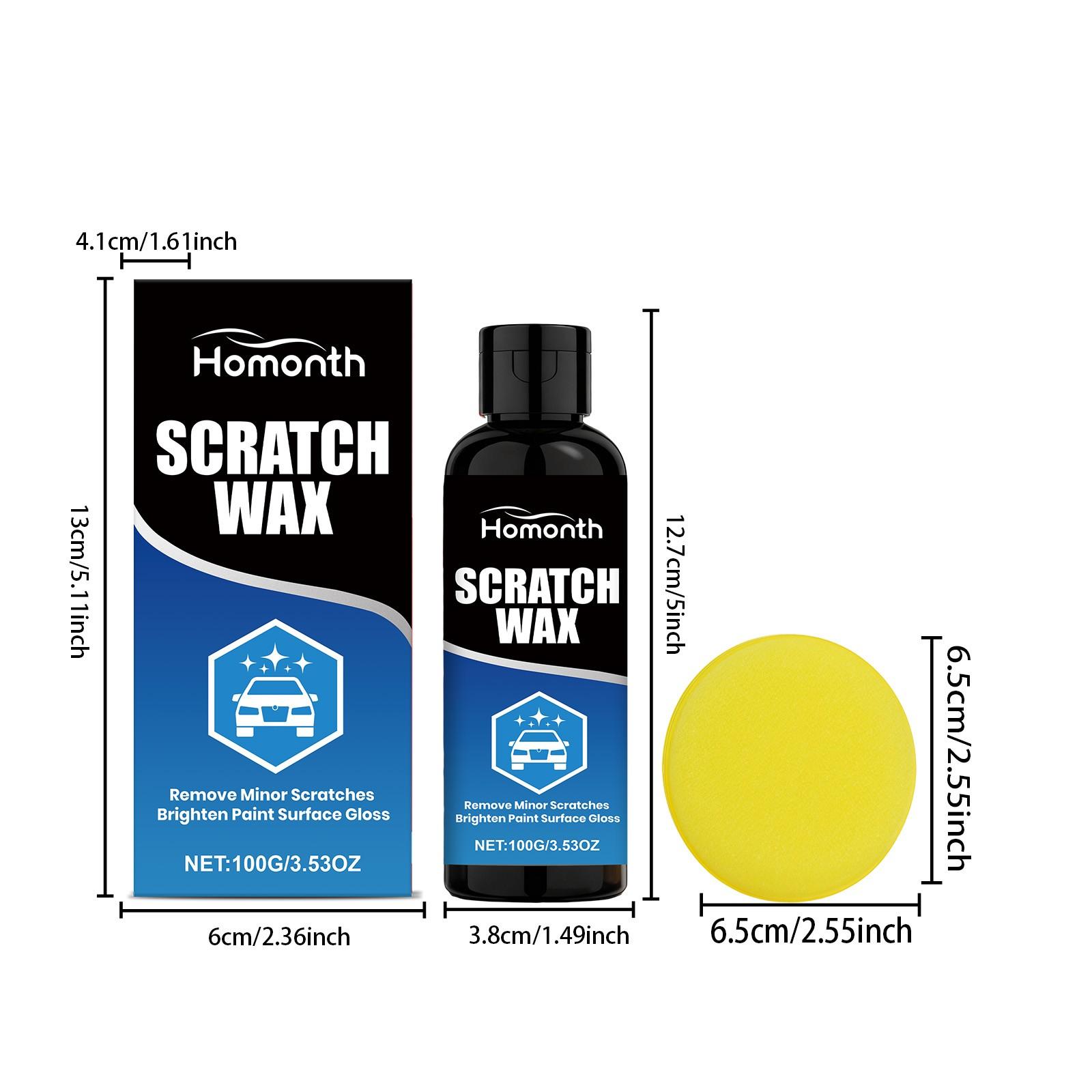 Car Scratch Remover, Body Paint Minor Scratches Polishing Maintenance, Daily Car Care Essential, Effective Scratch Repair Solution