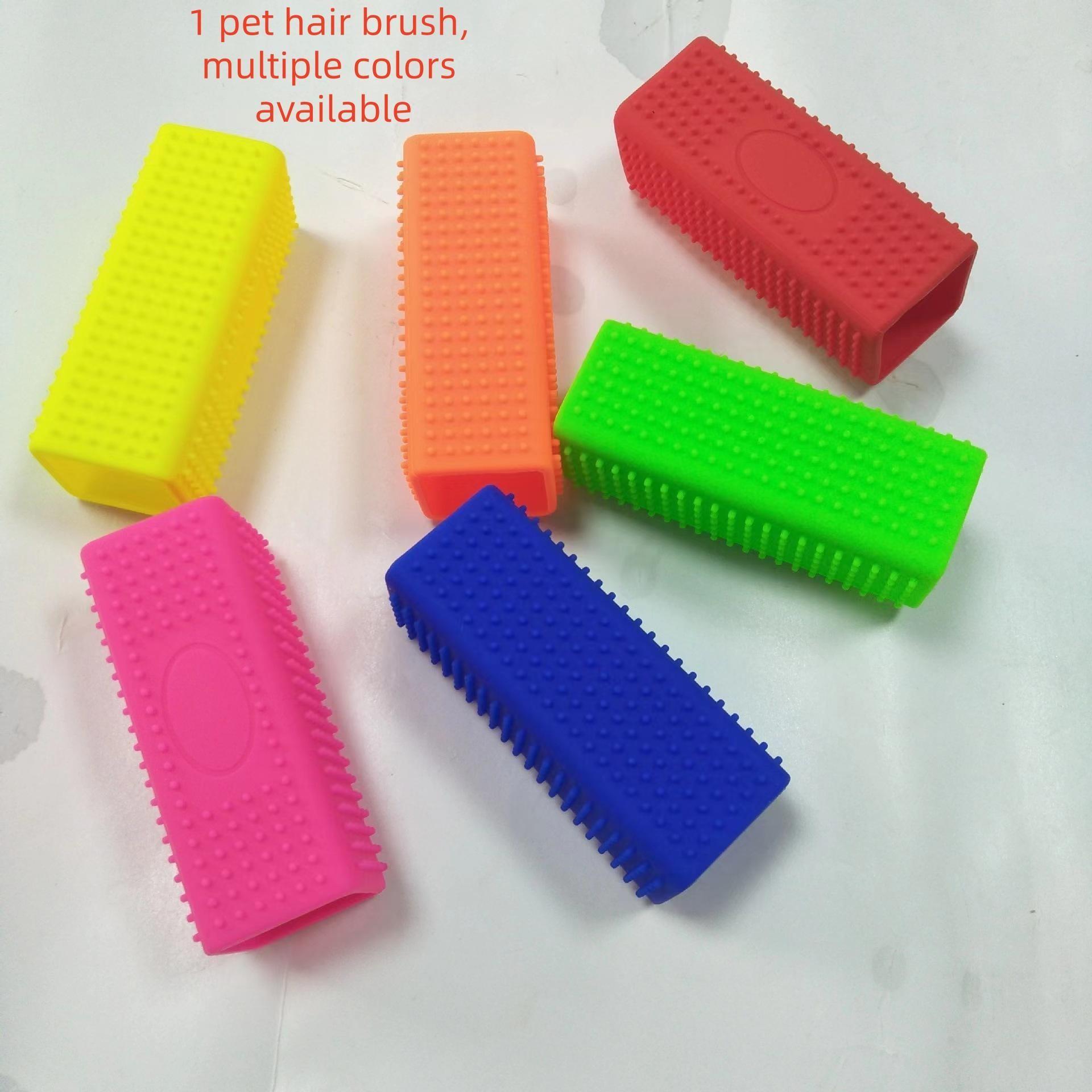 Silicone Pet Hair Remover Roller for Cars, Furniture, and Carpets, Textured Dog and Cat Hair Brush, Ideal for Sofas and Vacuum Cleaners, Pet Grooming