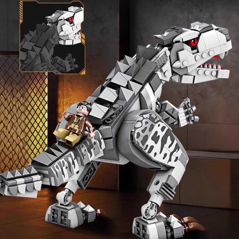 New High-Quality Large Size Dinosaur Building Blocks Toy Model Set, Bricker Build Sets, Creative Decoration Collection Display Piece, Gift Bag Packaging