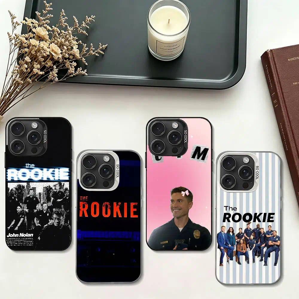TPU Soft Minimalist Glam Hyperrealism Phone Case - Silver Electroplated "The R-Rookie" Shockproof Scratch-Resistant Accessory, Compatible with iPhone 11-17 Pro Max/Plus & Samsung Galaxy S23-S25, Accessories