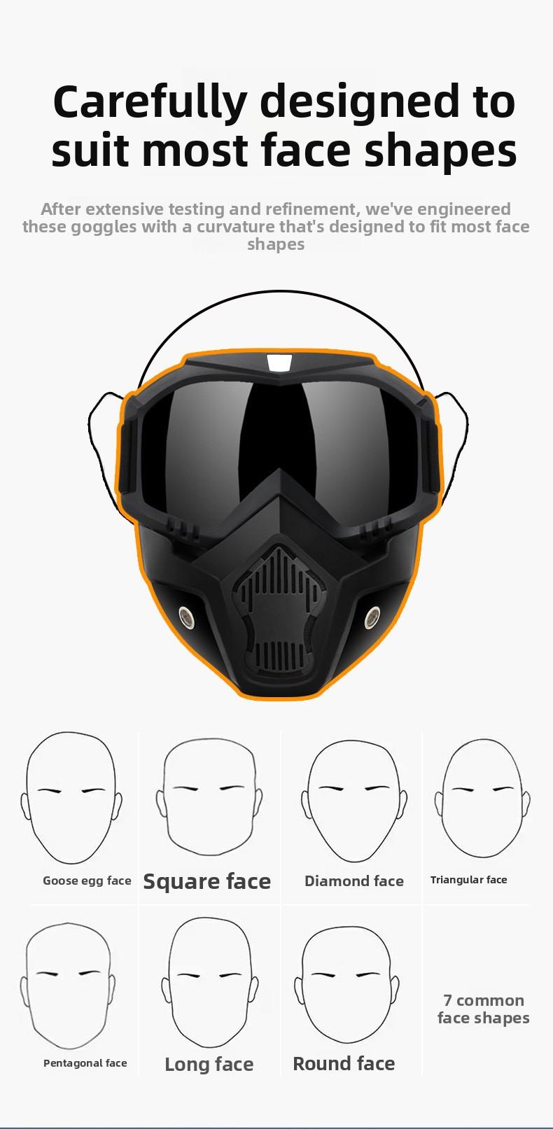 Welding protective mask, anti-splash, anti-glare, heat-insulating, anti-fog, labor protection, construction site work goggles, breathable hole mask