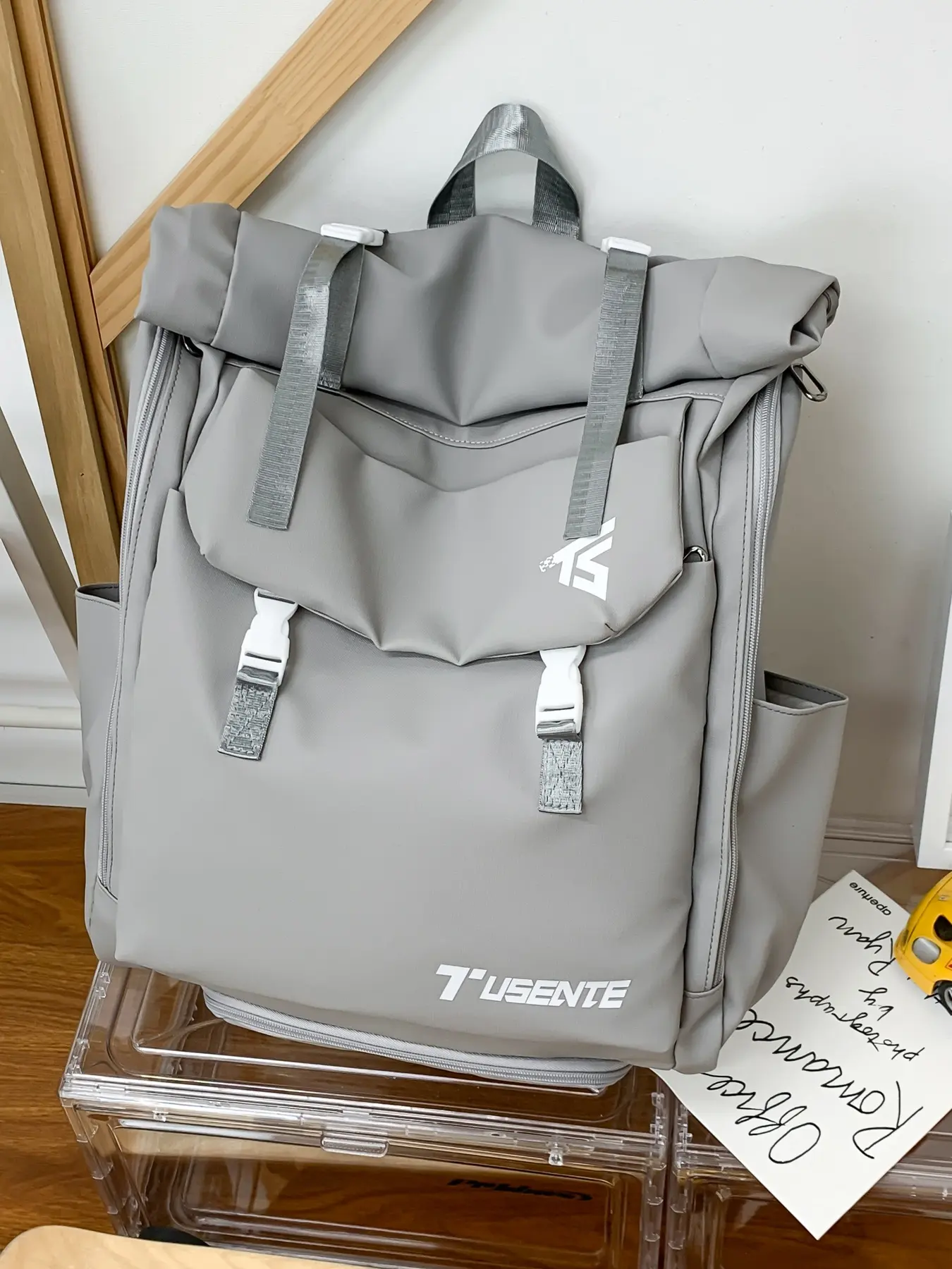 Unisex Large Capacity Roll-Top Expandable Travel Backpack, Outdoor Travel Sports Leisure Commuter Multifunctional Student Bookbag, Versatile Shoulder Bag