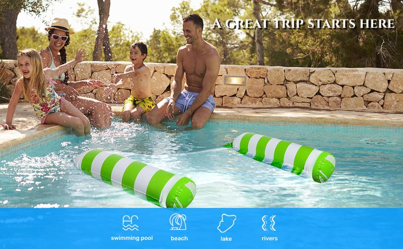 8 Pack Pool Floats Adult Size,Multi-Purpose 4-in-1 Inflatable Hammock Toys (Saddle,Lounge Chair,Hammock,Drifter) Floats for Swimming Pool,for Vacation Fun and Rest