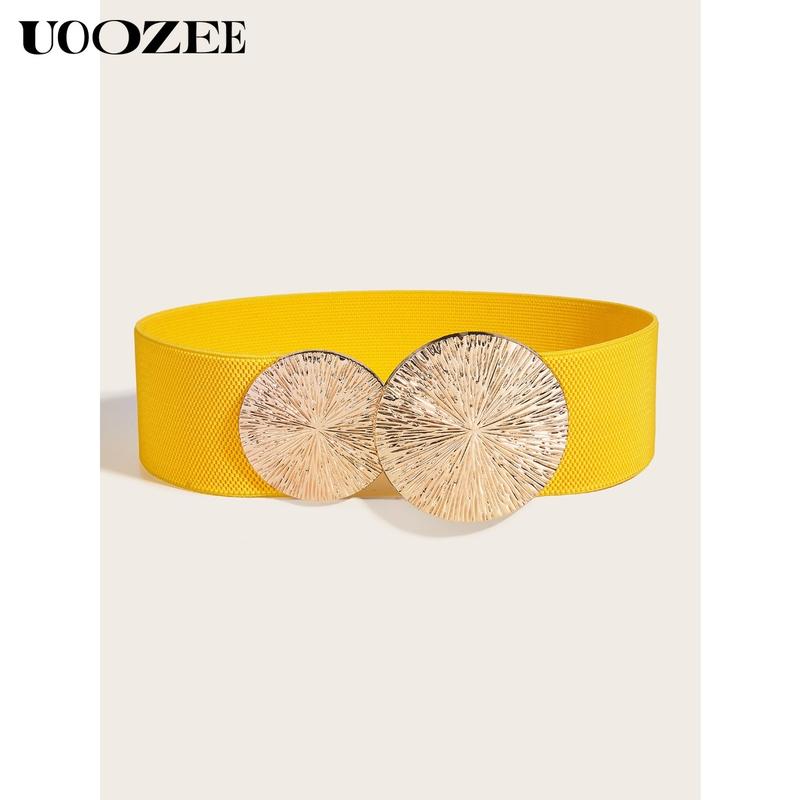 UOOZEE-LIVE Women's Fashionable European and American style belt for women to decorate coats and dresses, belts to tighten waist, elastic waistband for suits