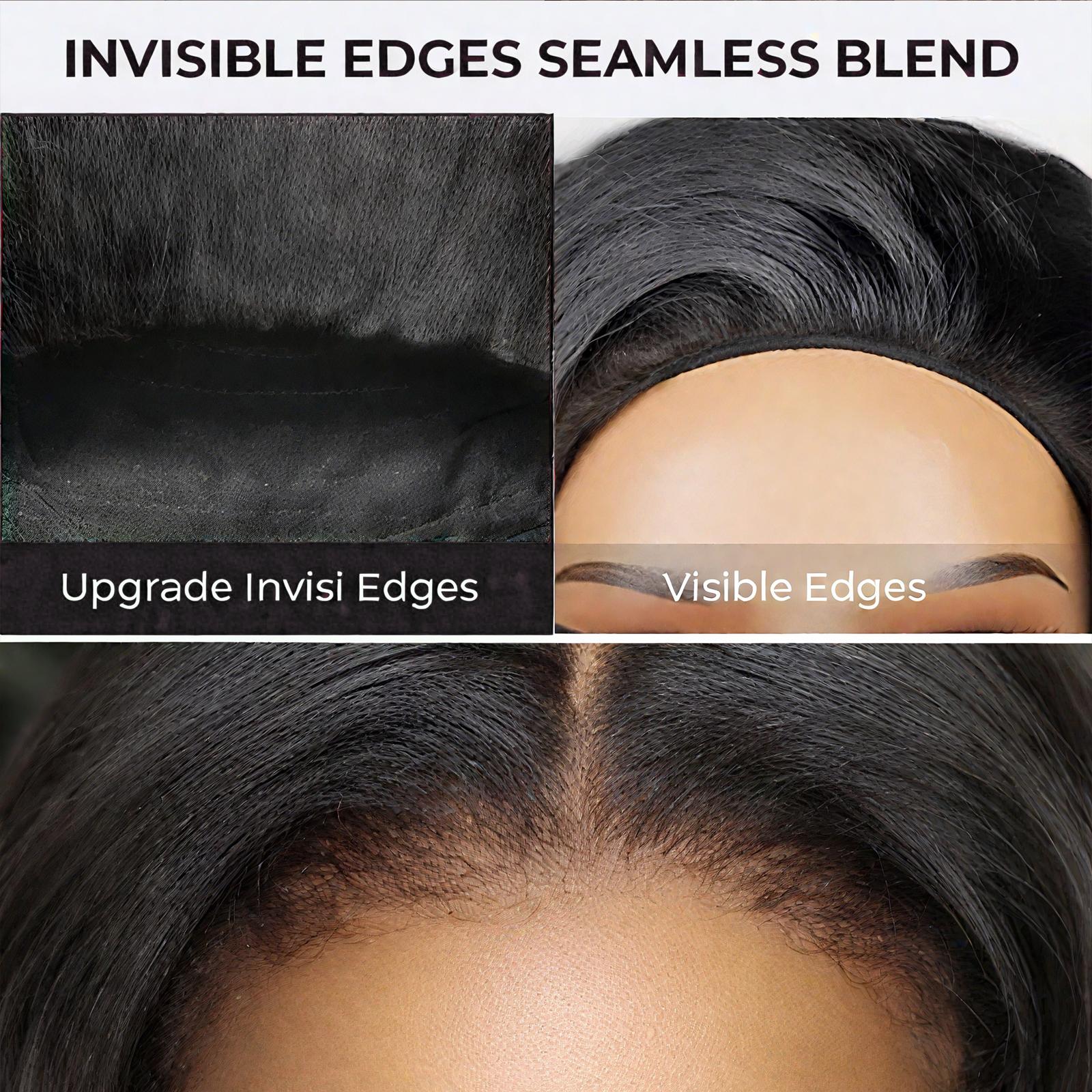 Recool Hair Pre-Layer Half Wig Yaki Body/Burmese Curly/Yaki Straight Human Hair Wig With Drawstring Minimal/No Leave Out Upgrade Wigs for Black Women Beginner Friendly No Sew in No Glue Glueless Clip In Half Wig 180% Density#TikTokShopBlackFriday