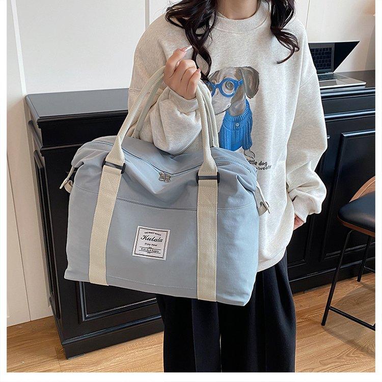 1PC Casual Travel Tote Bag Large Capacity Multi-Functional Handbag Crossbody Bag with Shoe Compartment for Gym Business Trip