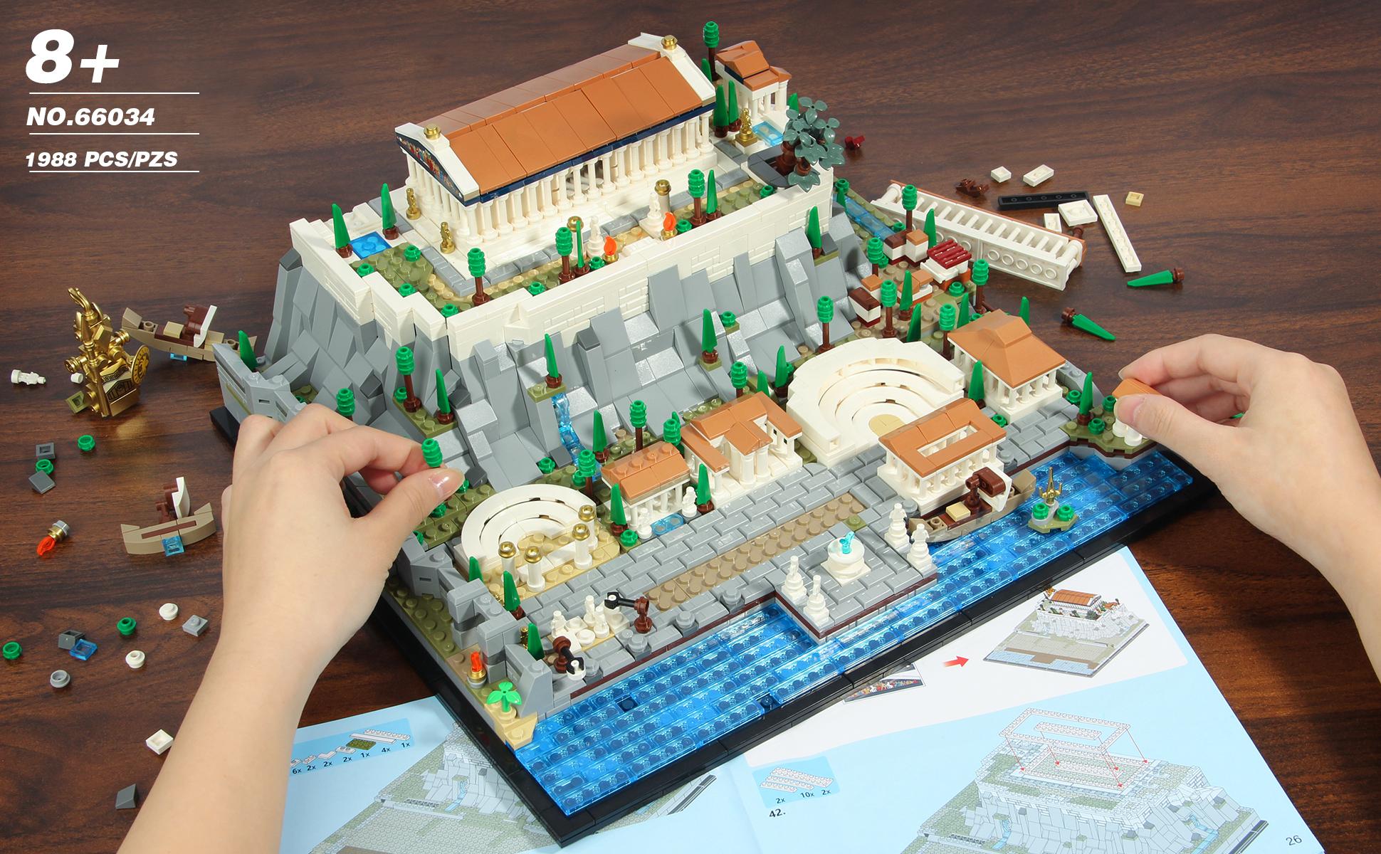 TOKMOC 66034 Acropolis of Athens Building Block Set - TikTok Shop