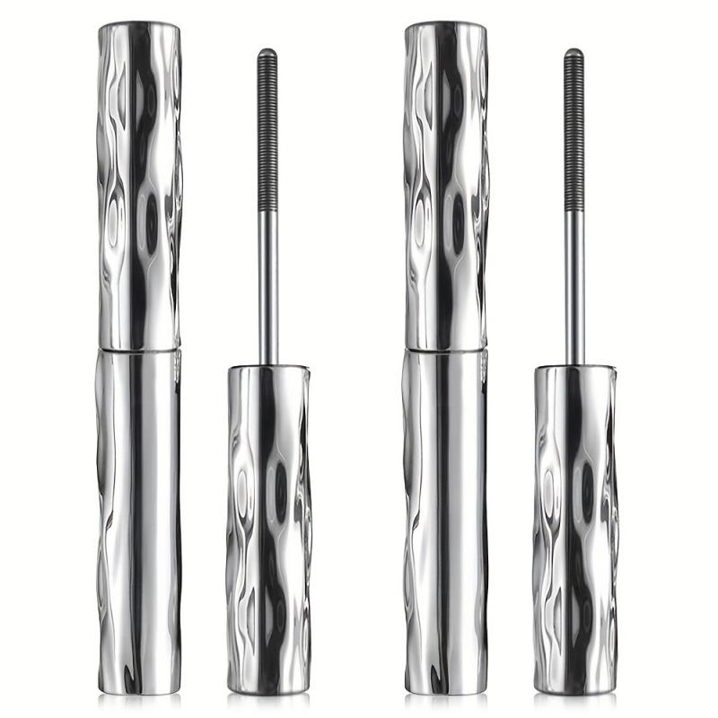 Two-pack of tube mascara, for volumizing, lengthening, and curling lashes. The precise tube design creates a natural, full look. Suitable for parties, music festivals (black), party makeup, and holiday makeup. Provides a volumizing effect.