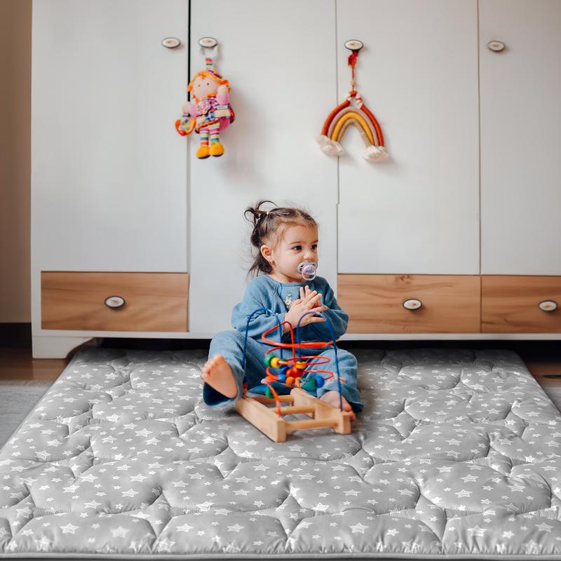 Moonsea Large Padded Play Mat Multi-Size Non-Slip Thick Soft Cushioned Floor Mat for Crawling Tummy Time Playtime Fit POP 'N GO Regalo Playpen Play Gym Portable Machine Washable Nursery Toddler Kids Essentials #TiktokshopStockUp