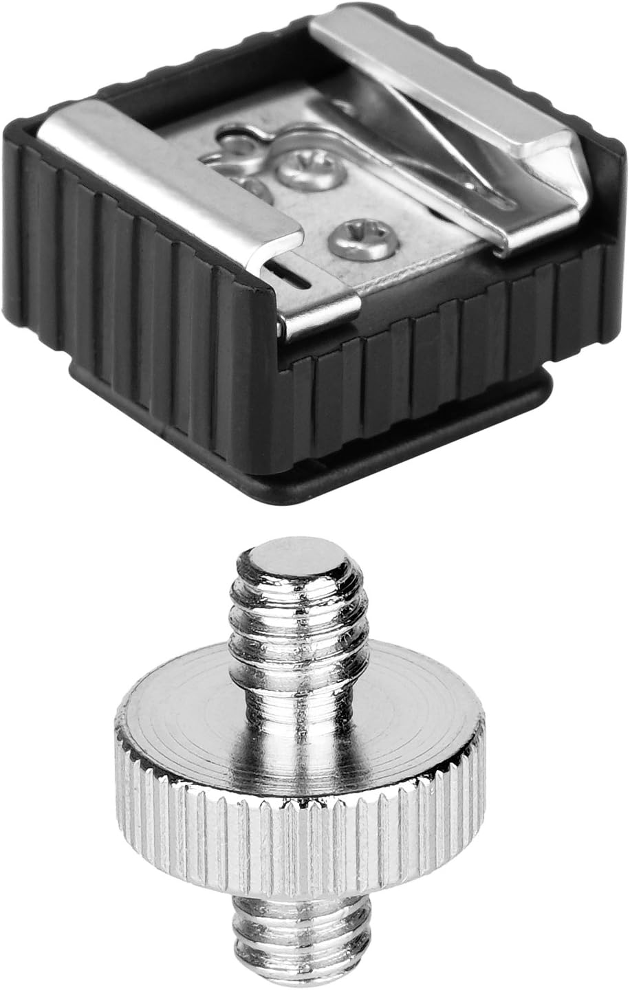 2pcs Action Camera Tripod Mount Adapter 1/4" - 20 Conversion Adapter Converter Compatible, Gopro Threaded Adapter, Action Camera Tripod Adapter Compatible with GoPro Max, GoPro Hero, DJI Osmo Action Camera