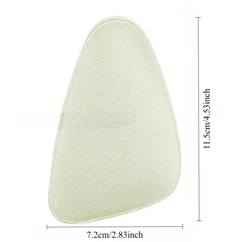 High Heel Insole, Triangular Sponge Forefoot Half Size Pad, Anti-wear, Thickened Invisible Foot Protection, Women's Forefoot Pad