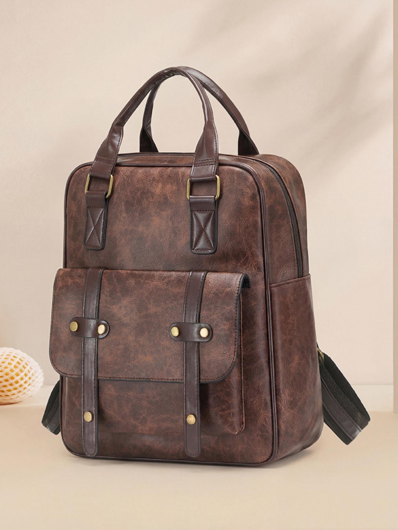 Vintage Backpack for Women Retro Fashion Purses School Backpack Casual Travel Daypack