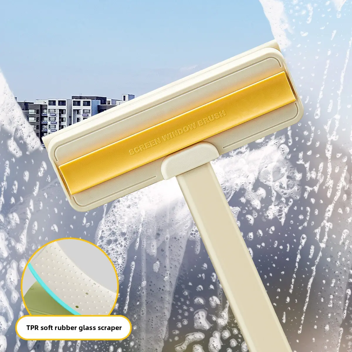 Multifunctional Household Screen Window & Glass Cleaning Tool Set - Includes Wash-Free Cleaning Cloth, Crevice Scraper for Window Care