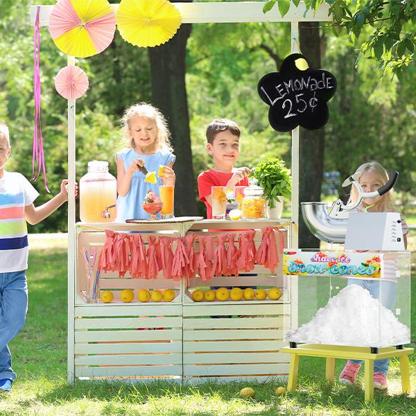 Commercial Snow Cone Machine - 48L Commercial Shaved Ice Machine for Snow Cones, 300W Electric Fluffy Snow Cone Maker for Party, Suitable for Party Activities, Family Gatherings, Sale