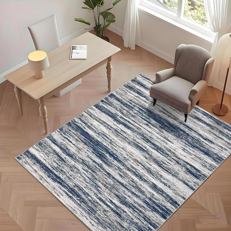 Modern Abstract Striped Runner Rug Washable Kitchen Runner Rug Stain Resistant with Non-Slip Backing Easy to Clean Floor Cover for Living Room Bedroom Hallway Laundry Modern Abstract Striped Runner Rug Washable Kitchen Runner Rug Stain Resistant with Non-Slip Backing Easy to Clean Floor Cover for Living Room Bedroom Hallway Laundry