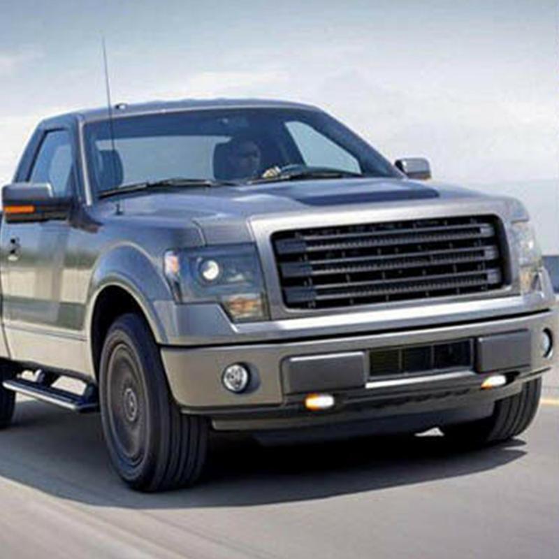 4pcs 4LED Car Amber/White Emergency Beacon Warning Flash Strobe Light Indicator